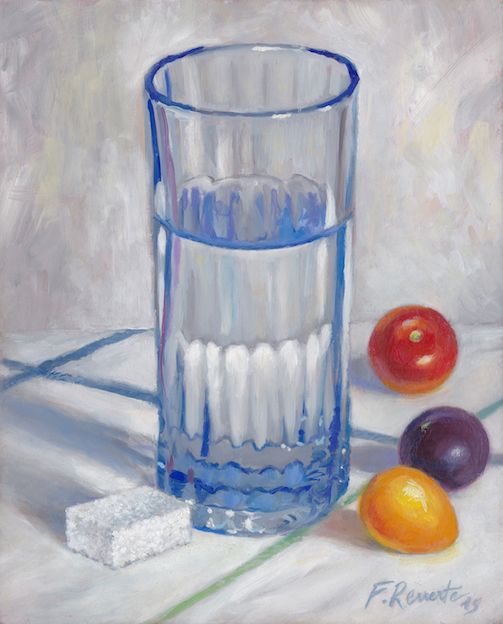 Verre
                d'Eau, Tomates Cerises et Sucre